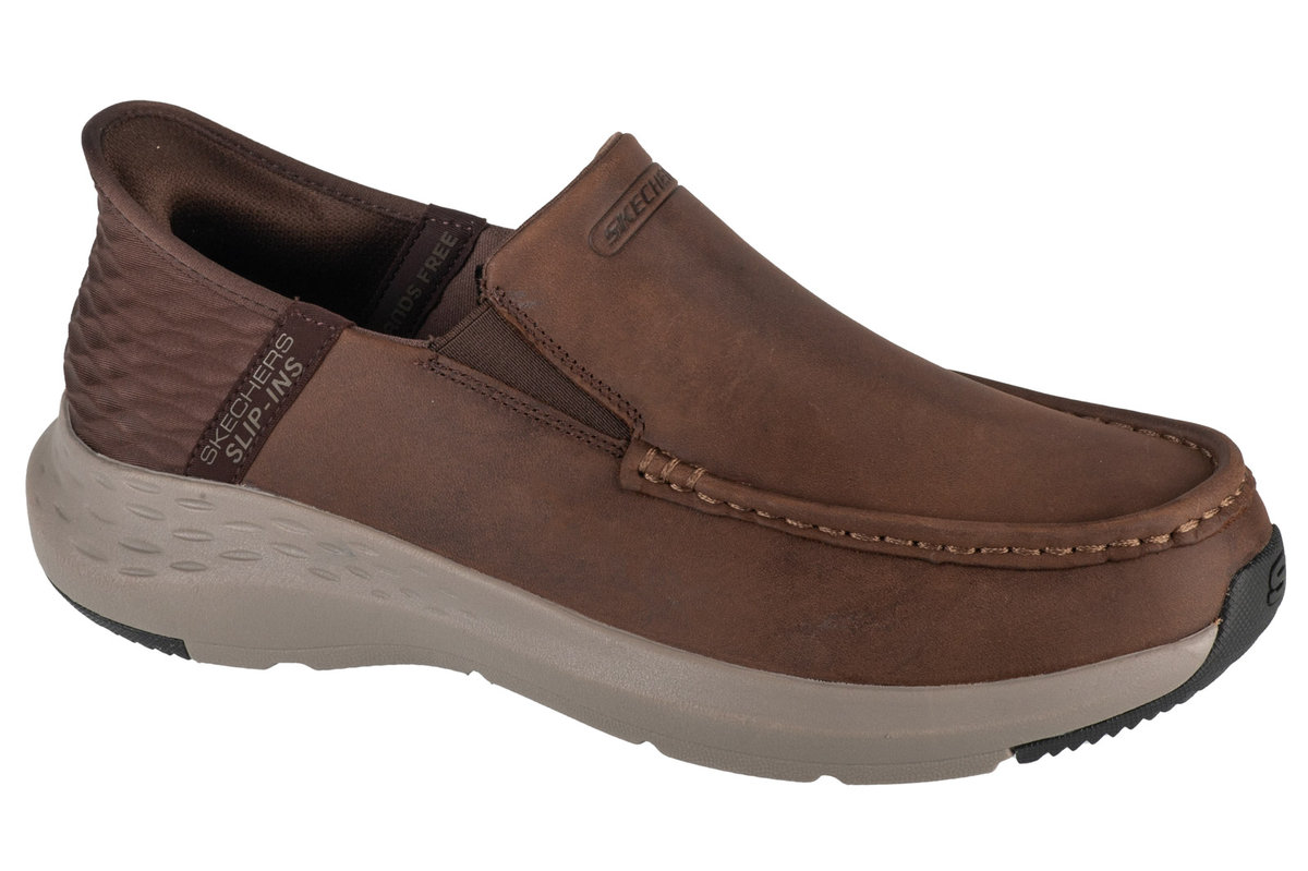 Skechers Parson - Oswin 204866-COC, Męskie, półbuty, Brązowy