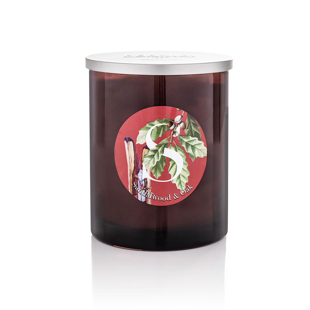 Świeca zapachowa Sandalwood & Oak - Drzewo sandałowe i dąb 900 gr