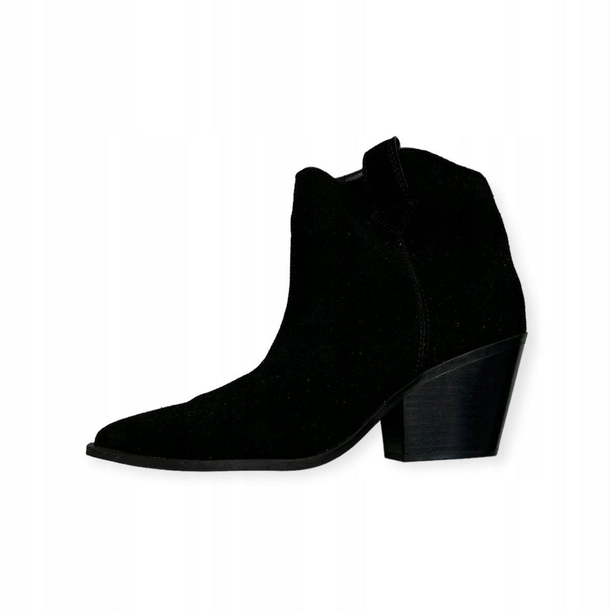 Klasyczne czarne botki damskie wsuwane Kenneth Cole 40