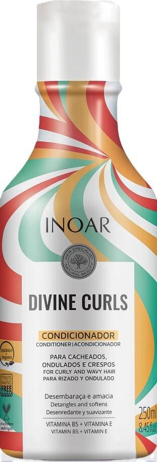INOAR Divine Curls odżywka do włosów kręconych 250ml