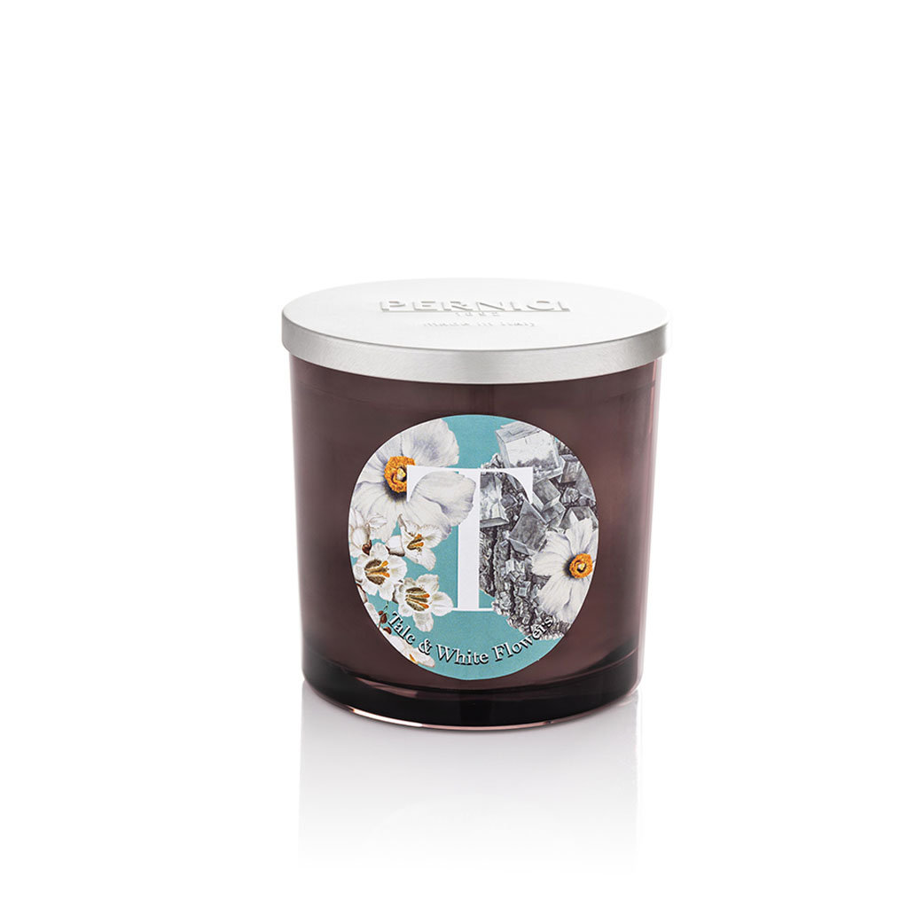 Świeca zapachowa Talc and White Flowers - Talk i białe kwiaty 350 g