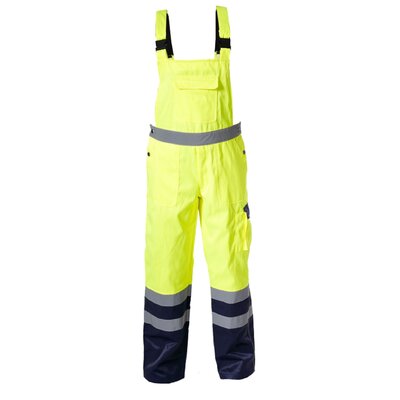 LAHTI PRO Ogrodniczki ostrzeg żółte 