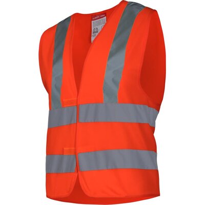 Kamizelka Ostrzegawcza 4 Pasy, Pomarańczowa, 