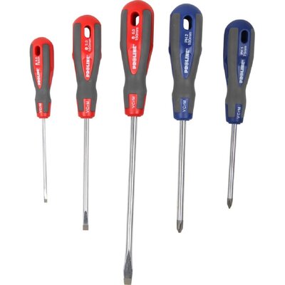 Proline Zestaw wkrętaków Soft-Touch Płaska/PH 5szt 010208