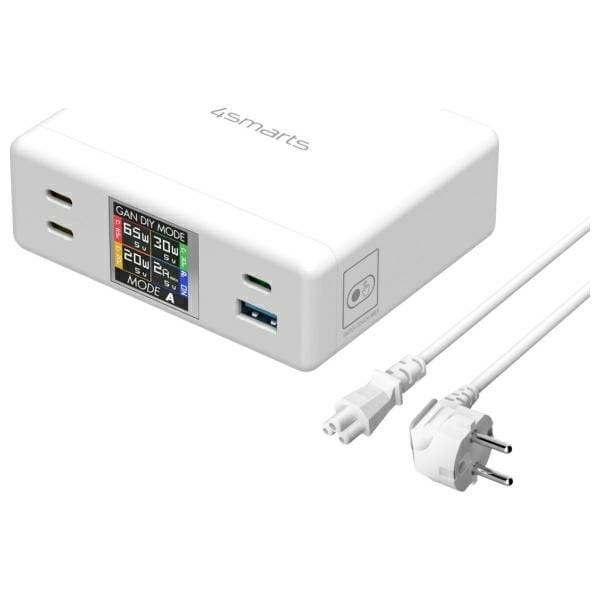 4smarts Stacja adujca 130W GaN DIY Mode biaa/white 540130