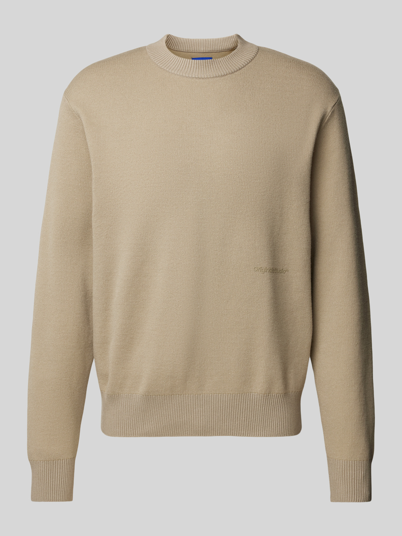 Sweter z dzianiny z nadrukiem z logo model ‘VESTERBRO’