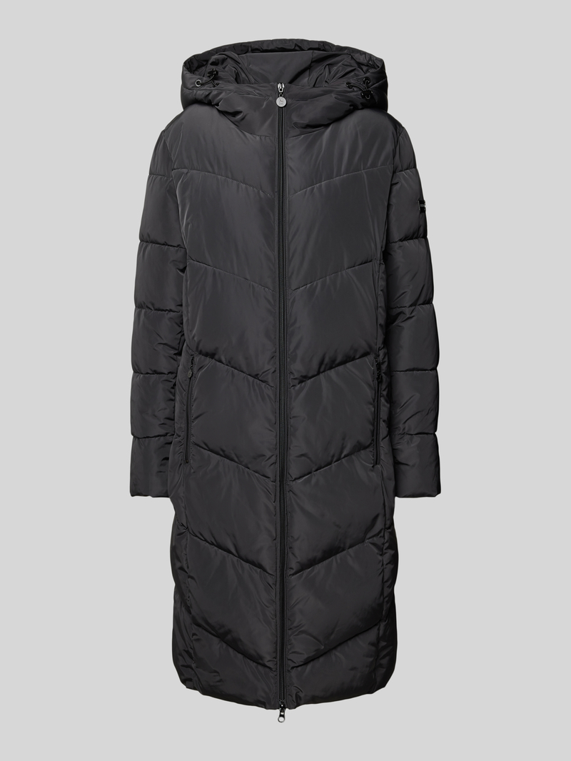 Płaszcz pikowany z kapturem model ‘WILLOW’