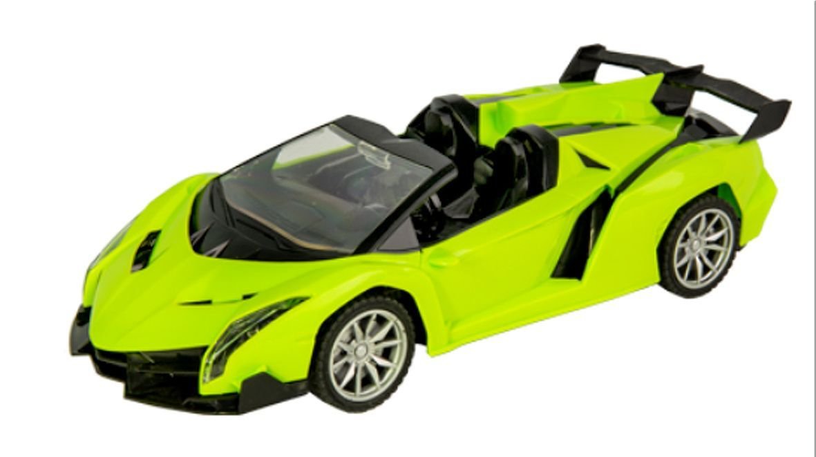 Sportowy samochód wyścigowy sterowany radiem zielony