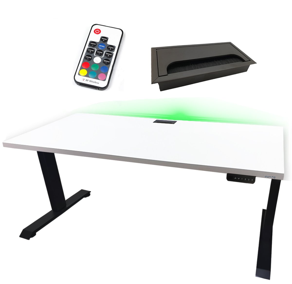 Biurko Elektryczne Regulowane Nogi Stabilne Komputerowe Producent Stół