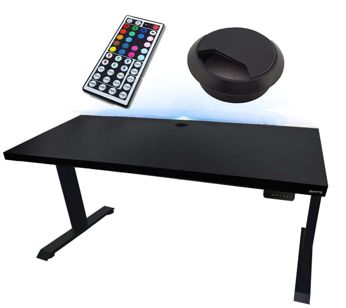 Biurko Elektryczne 120X60 Regulowane Nogi Loftowe Metalowe Producent