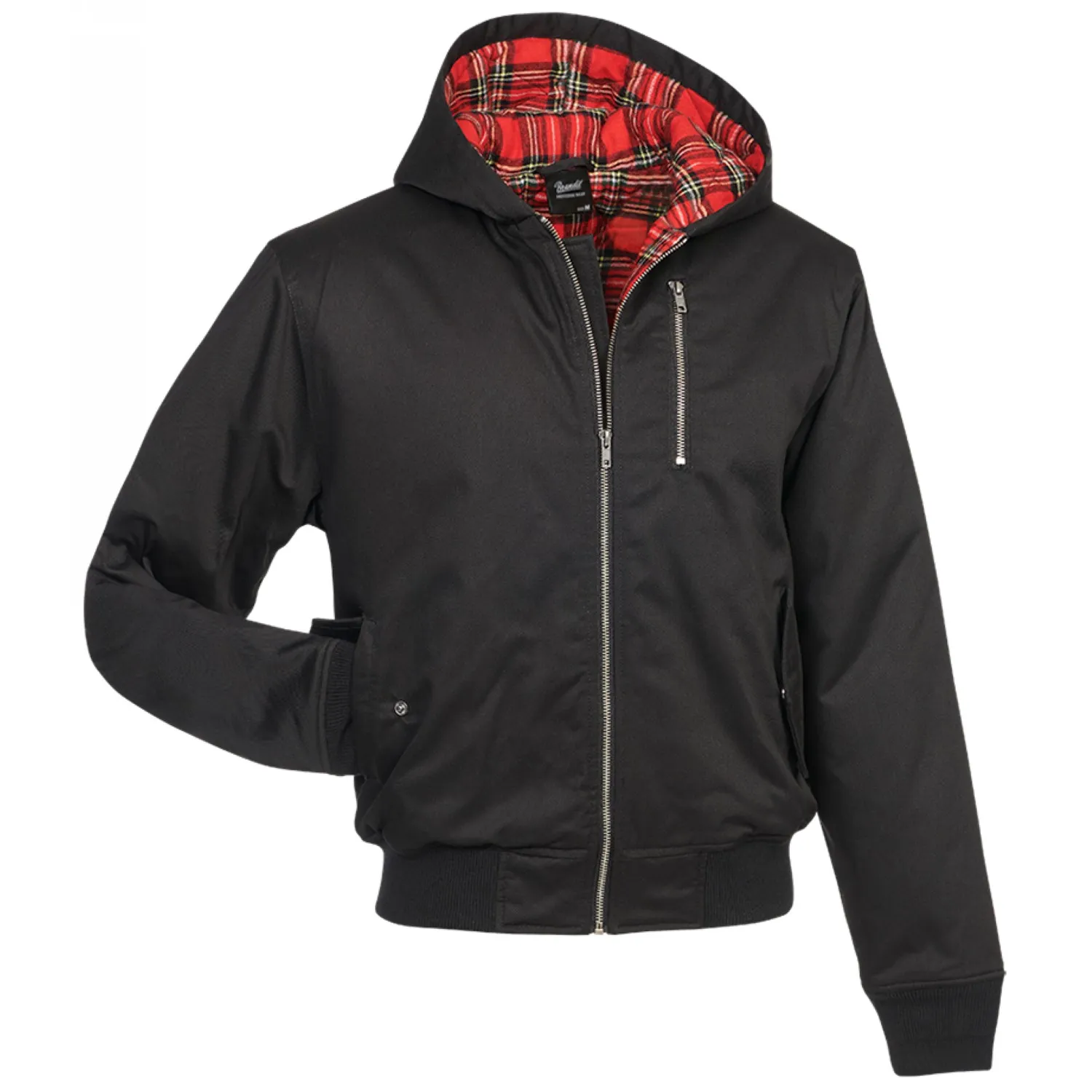 Kurtka z Kapturem Zimowa Brandit Lord Canterbury Hooded Winter Jacket - Czarna 3XL