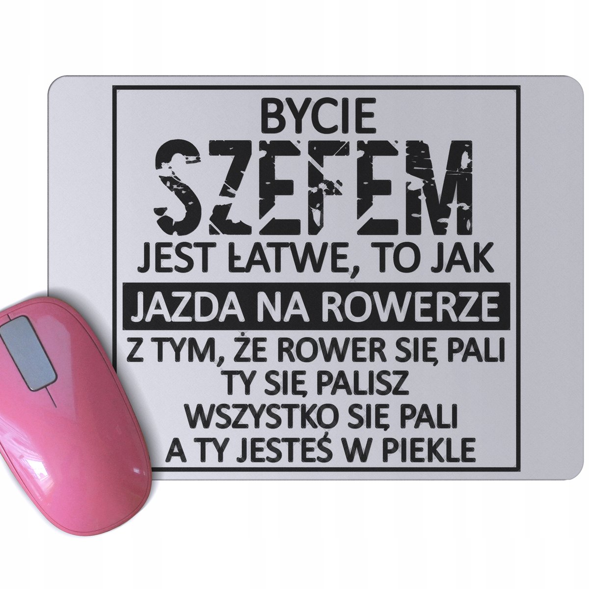 Podkładka pod mysz myszkę dla szefa SZEF kierownik