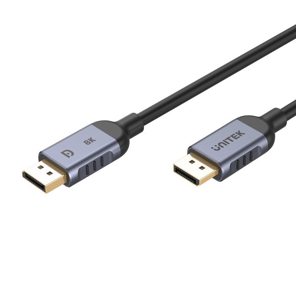 Unitek kabel DisplayPort 1.4 8k 60hz, 4k 240hz, HDR, HDCP 2.3, DSC 1.2, 2m