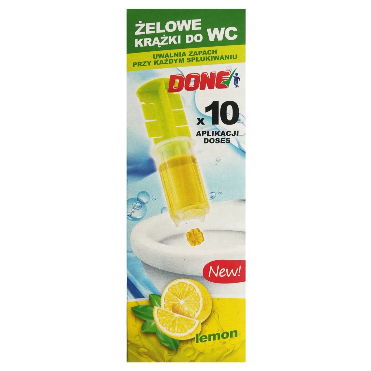 Żel Do Wc Krążki 60 Ml Cytrynkowy Bezdotykowy Aplikator Do Toalety