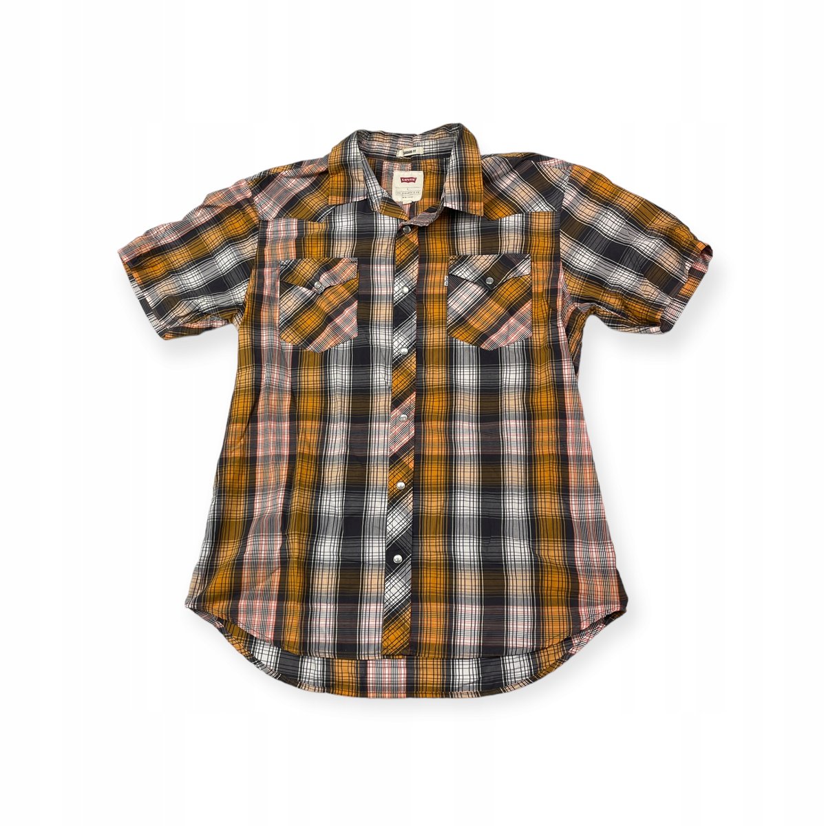 Koszula męska krótki rękaw guziki Levi's Standard Fit L