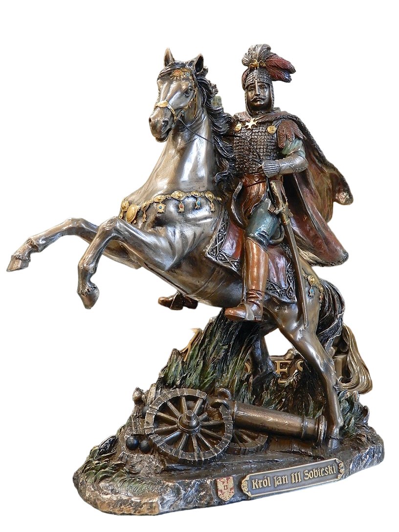 FIGURKA KRÓL JAN III SOBIESKI WÓDZ POD WIEDNIEM PREZENT DLA OFICERA