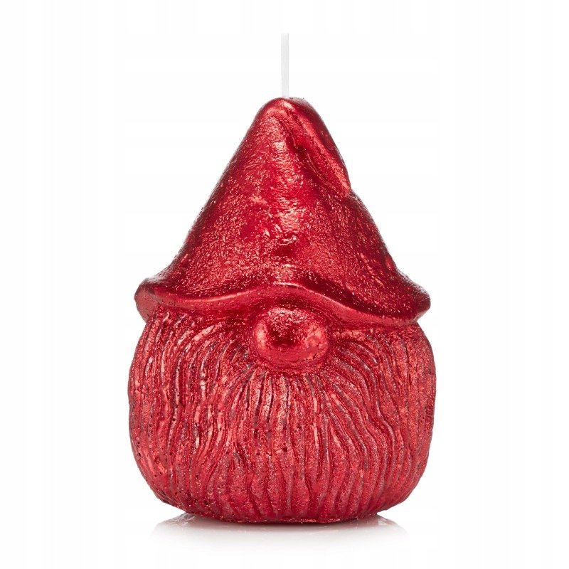 Świeca ozdobna świeczka świąteczna świeca dekoracyjna SKRZAT 12 cm czerwona