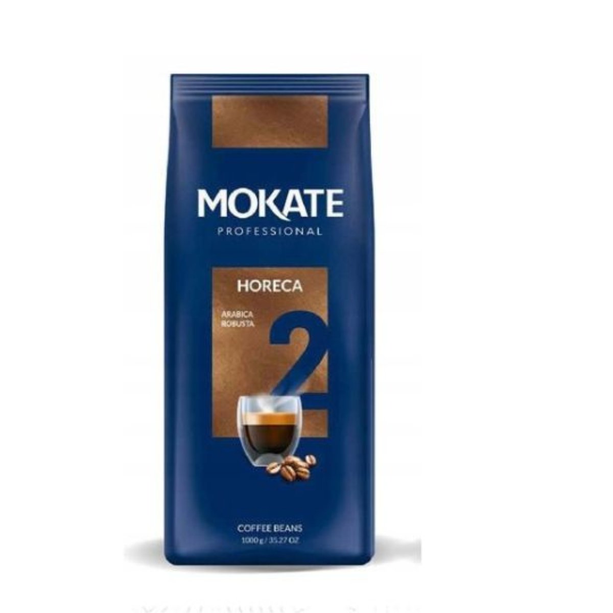 Kawa ziarnista 1 kg Arabika Robusta Mokate Horeca do domu biura firmy