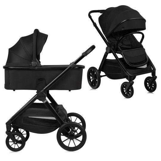 Wózek Wielofunkcyjny Lionelo Layla  2w1 Black Onyx
