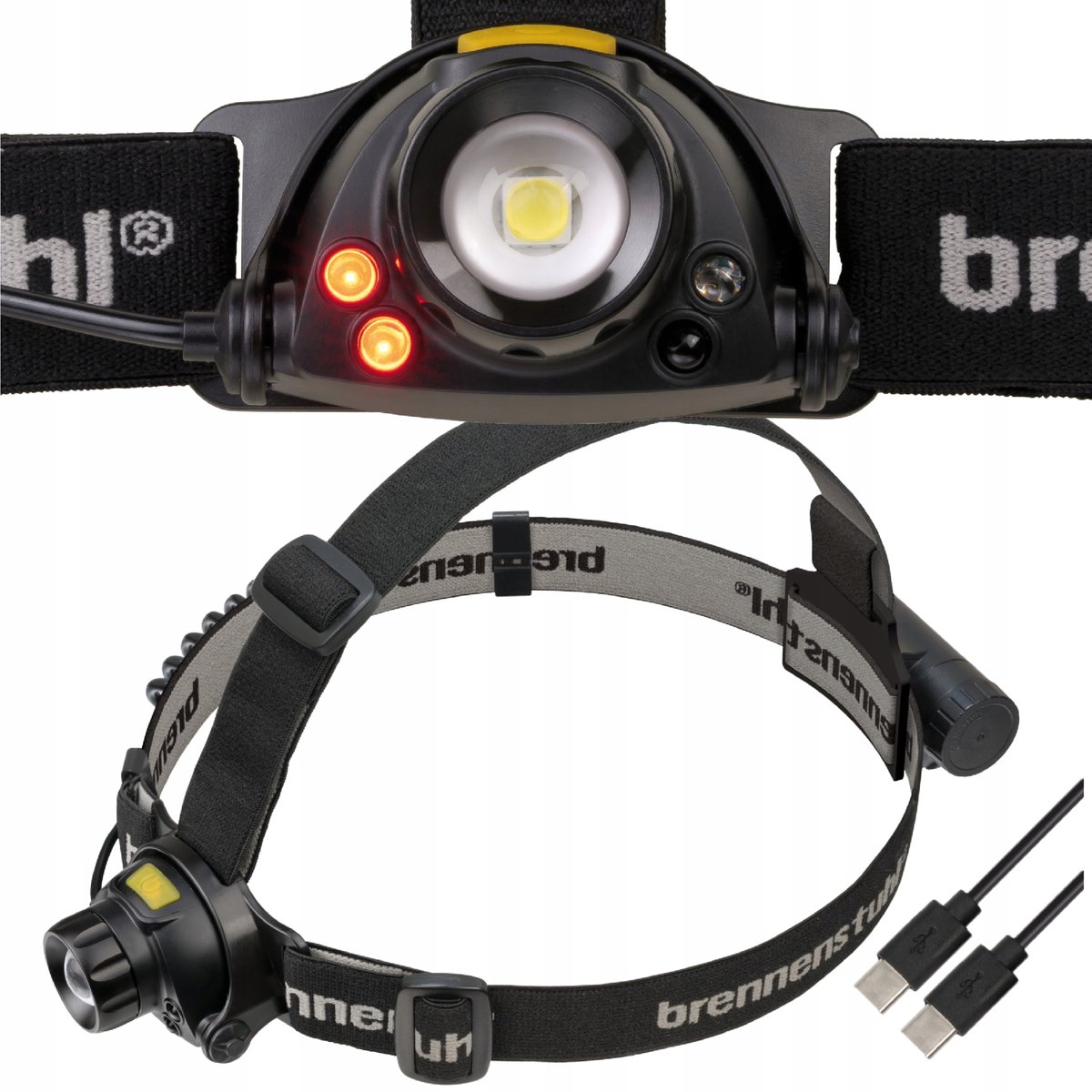 Latarka czołowa Brennenstuhl 400 lm LED ładowalna z czujnikiem SL 401 AF