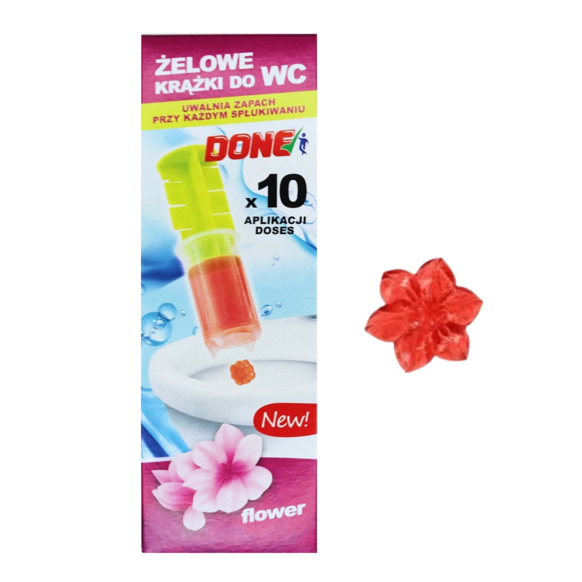 Żel Do Wc Krążki 60 Ml Kwiatowy Bezdotykowy Aplikator Do Toalety