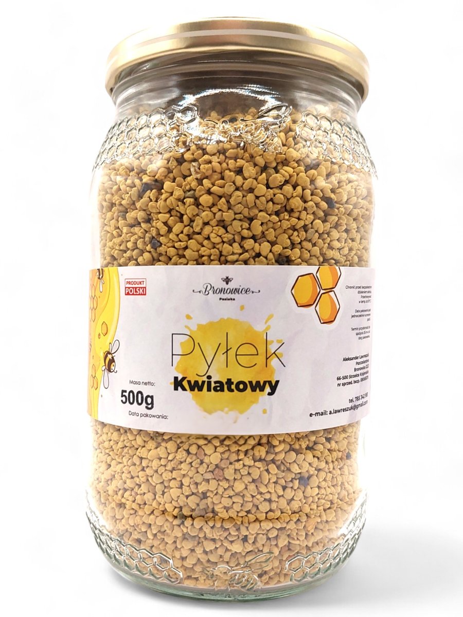 Pyłek Pszczeli Kwiatowy Pasieka Bronowice 500g