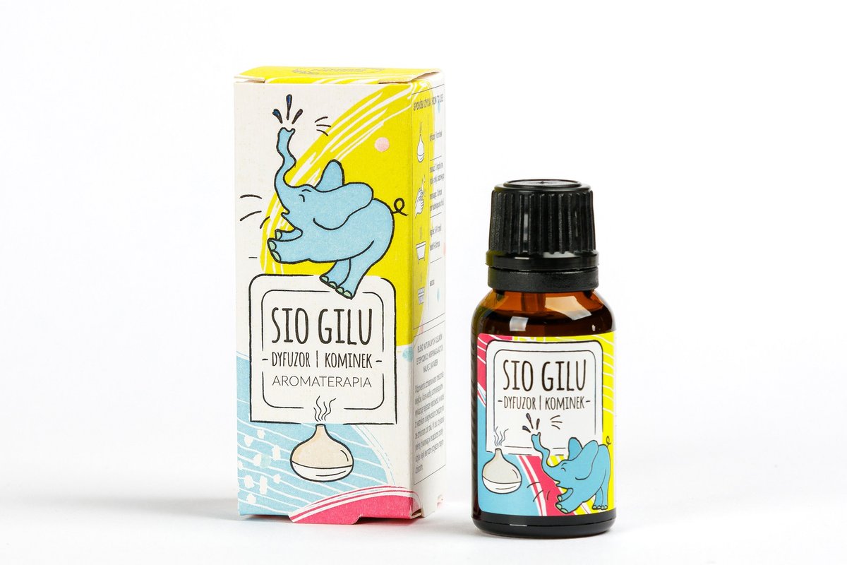 Słomiana Pracownia, Sio Gilu, olejek do aromaterapii dla dzieci, do dyfuzora i kominka, 15 ml