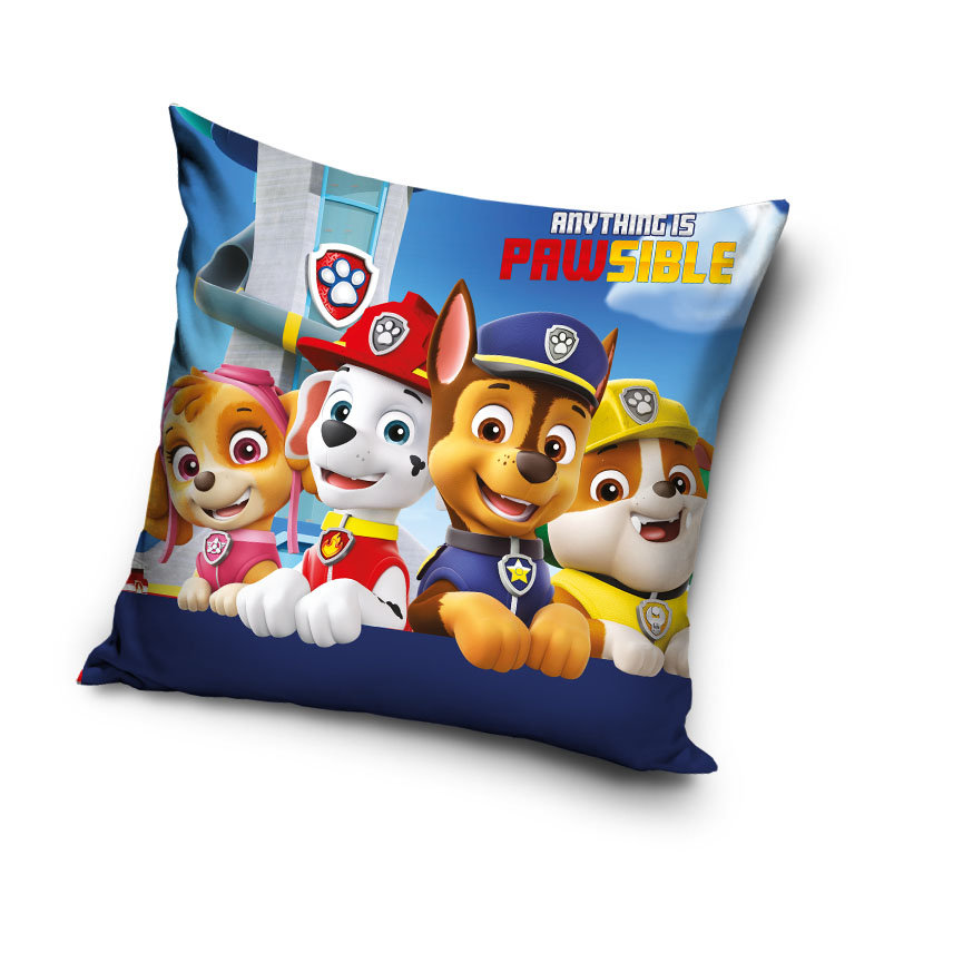 PSI PATROL Poszewka na poduszkę DZIECIĘCĄ 40 cm Jasiek VELVET AKSAMITNA
