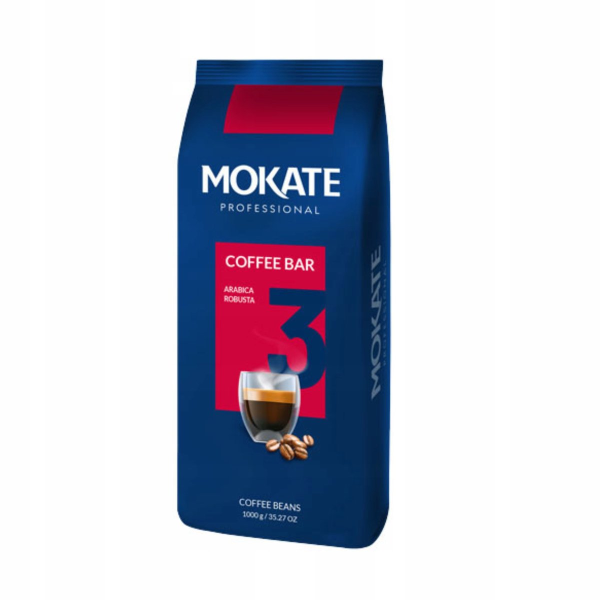 Kawa ziarnista 1kg Arabika Robusta Mokate Coffee Bar do domu biura