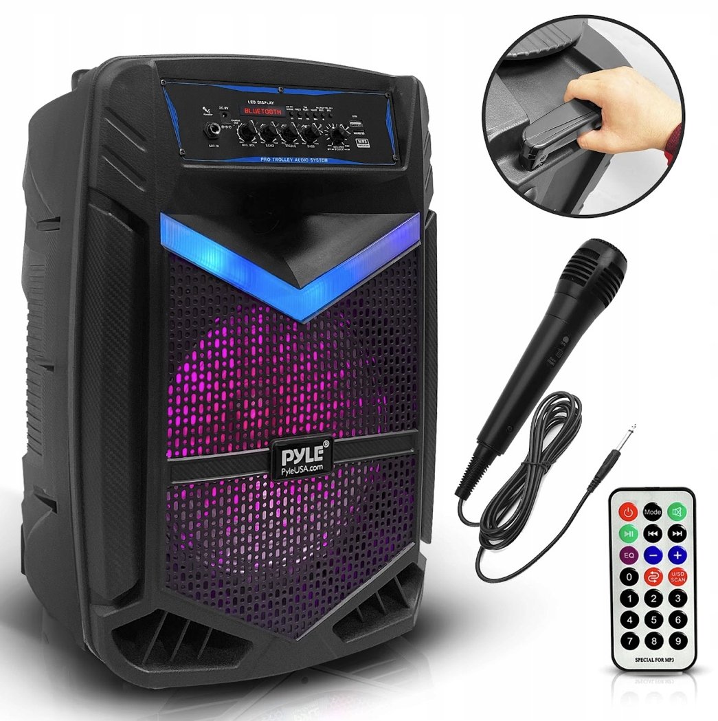 DUŻY GŁOŚNIK BEZPRZEWODOWY BLUETOOTH PARTYBOX USB KOLUMNA XXL SUPER BASS