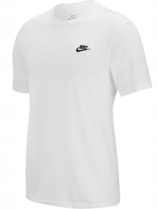 KOSZULKA męska NIKE AR4997-101 bawełniana t shirt biała XS
