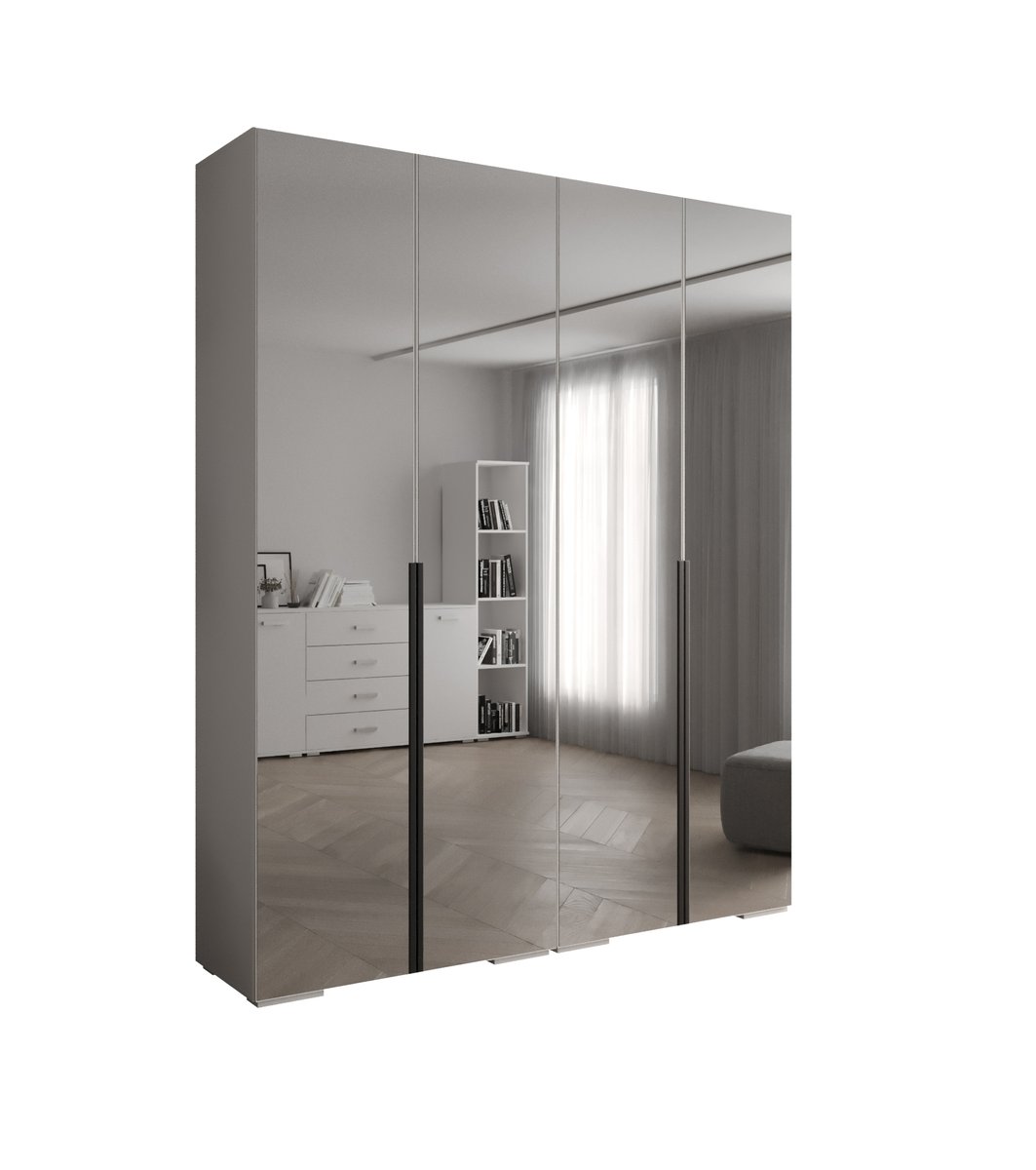 Szafa uchylna Garderoba lustro INOVA 1 200 gł. 47 biały