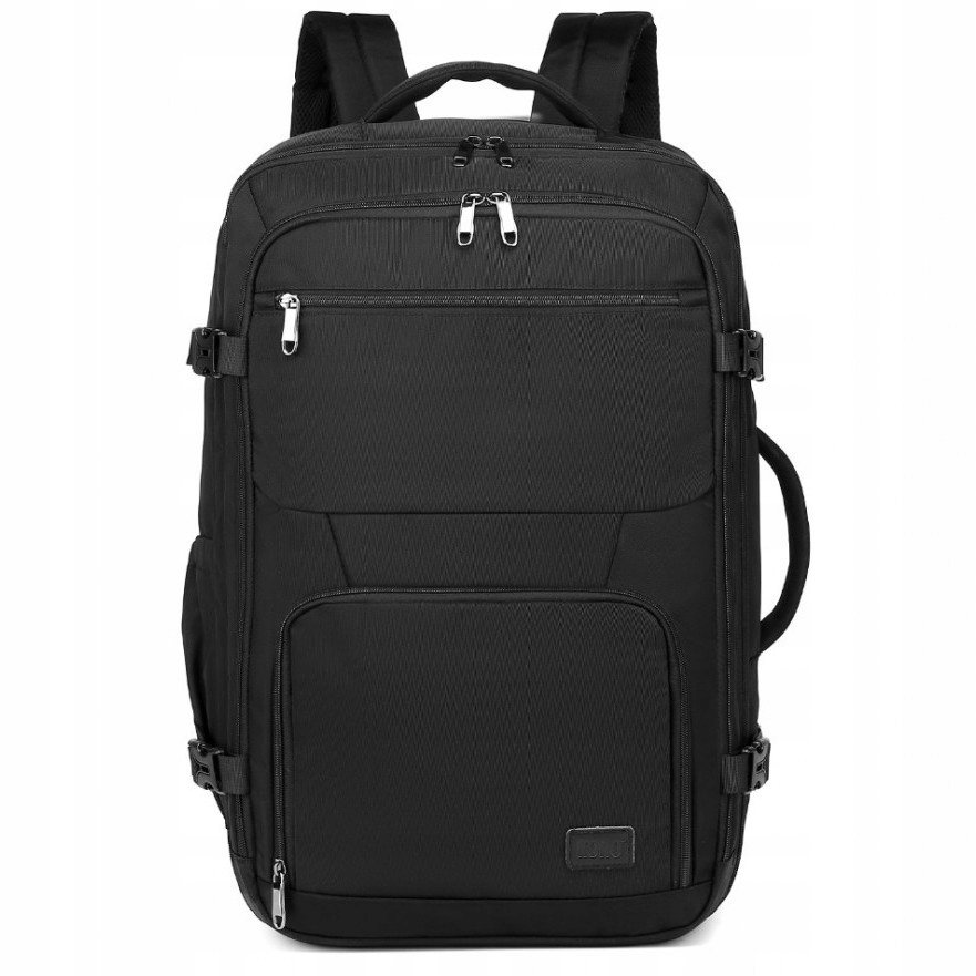 Plecak Walizka do Samolotu 55x40x20 Kabinowy Duży Czarny 40L Flex