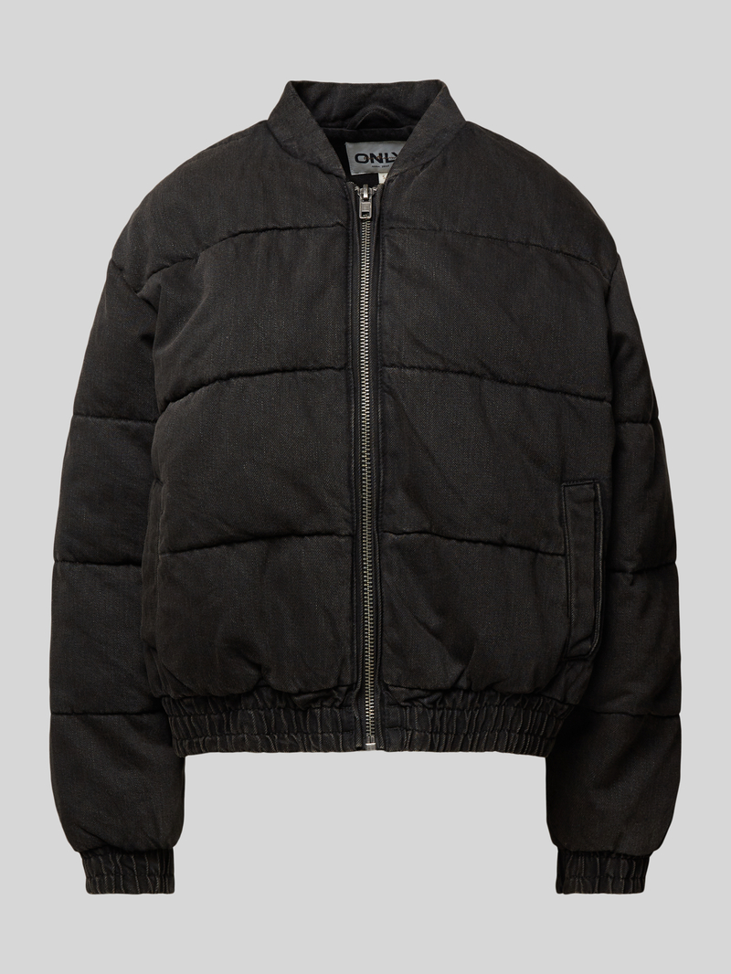 Kurtka jeansowa z podszewką i stójką model ‘QUEEN’