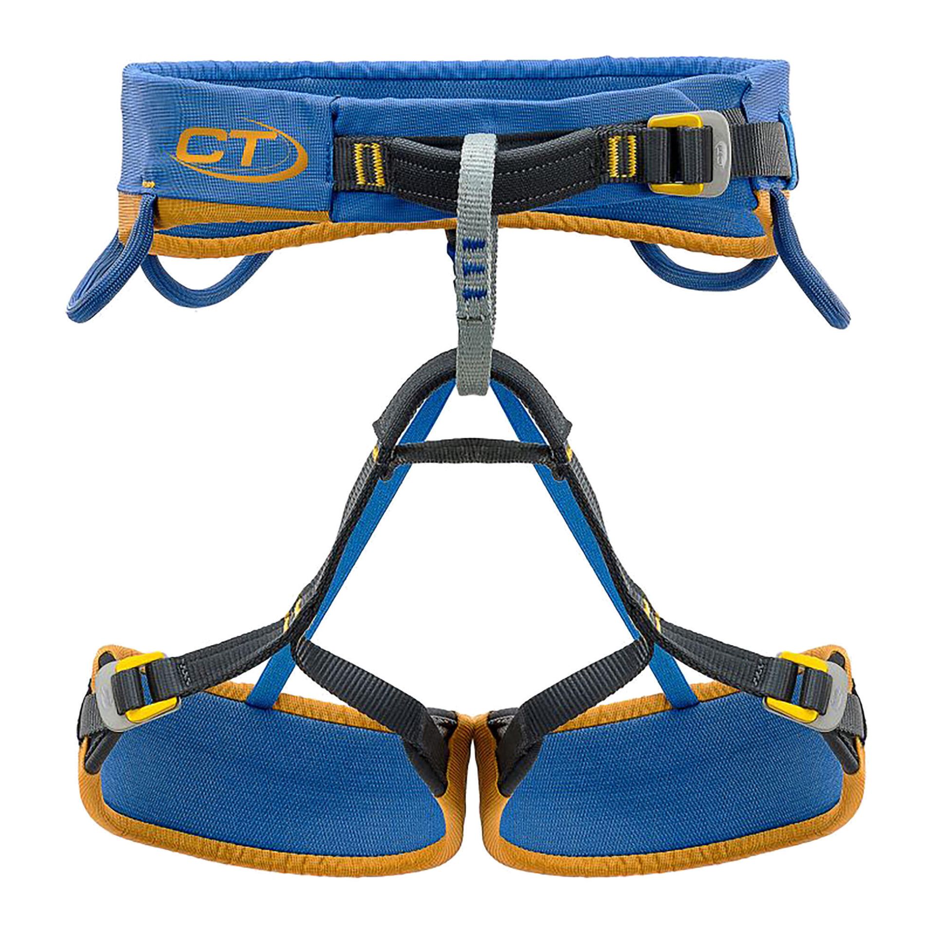 Climbing Technology Dedalo Uprząż wspinaczkowa L, blue/ocra L 2021 Uprzęże biodrowe 7H171D0CTSTD