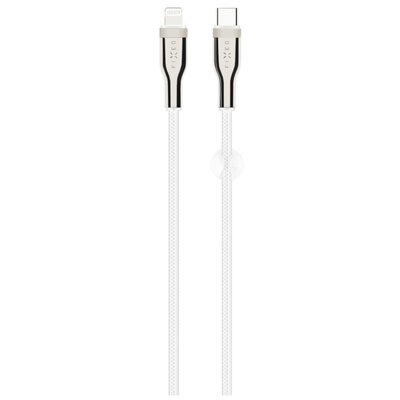 Kabel FIXED USB-C/Lightning s podporou PD, MFI, 1,2m (FIXDB-CL12-WH) Biały