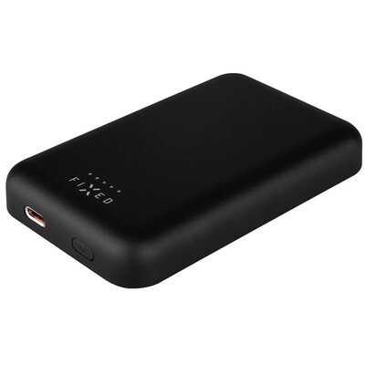 Powerbank FIXED MagZen (2nd gen.) s bezdrátovým nabíjením a podporou MagSafe, 10 000 mAh (FIXZENM2-10-BK) Czarna