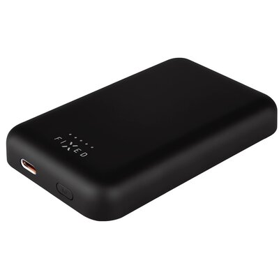 Powerbank FIXED MagZen s bezdrátovým nabíjením a podporou Magsafe, 6 000 mAh (FIXZENM-6-BK) Czarna