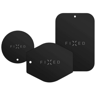 Akcesoria FIXED Icon Plates sada magnetických plíšků 3ks FIXIC-PL-BK) Czarny