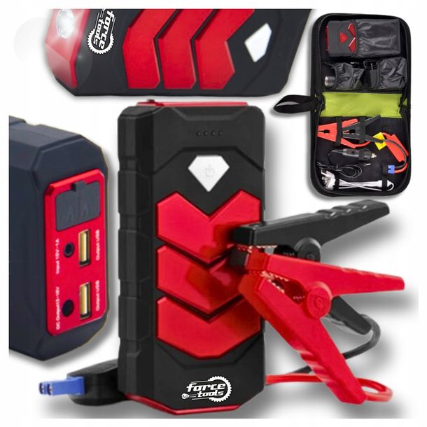 Jump Starter Power Bank Rozruch Jump Starter Booster Wielofunkcyjny Latarka