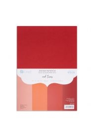 Zestaw papierów A4 20 arkuszy Red tones 220g