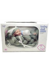 Bobas z kocykiem i butelką 25cm