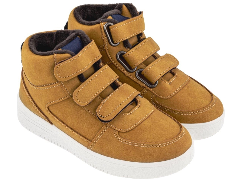 Buty chłopięce na rzepy beżowe B906310 rozmiar 33