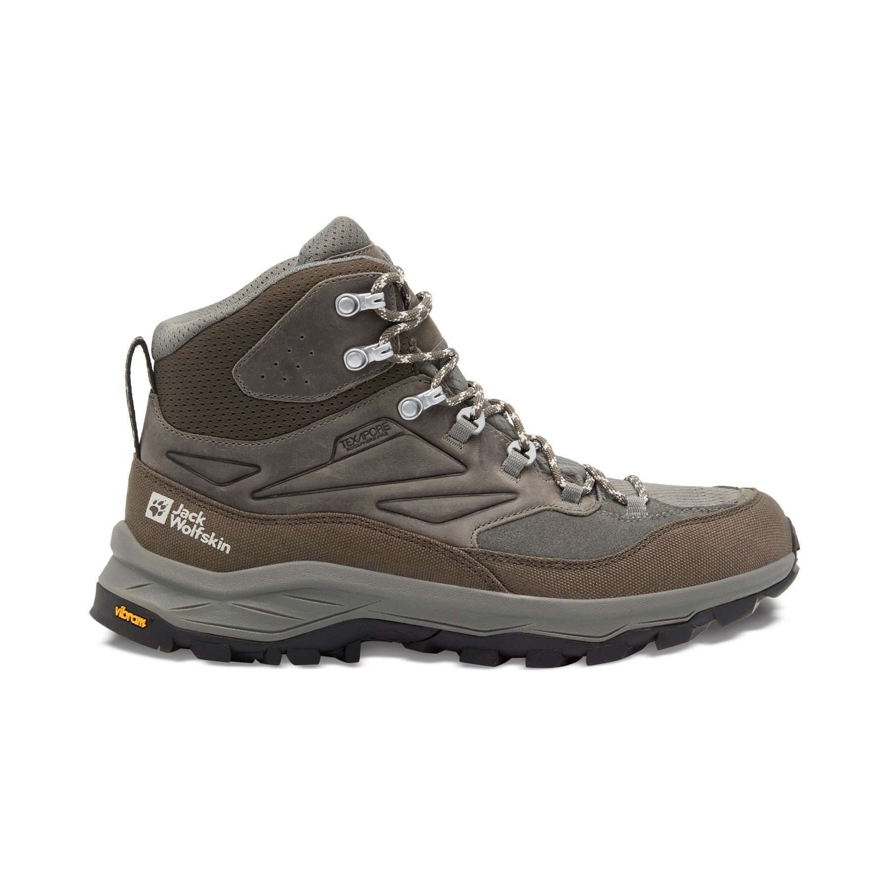 Męskie buty trekkingowe Jack Wolfskin CYROX TEXAPORE MID M cold coffee - 42