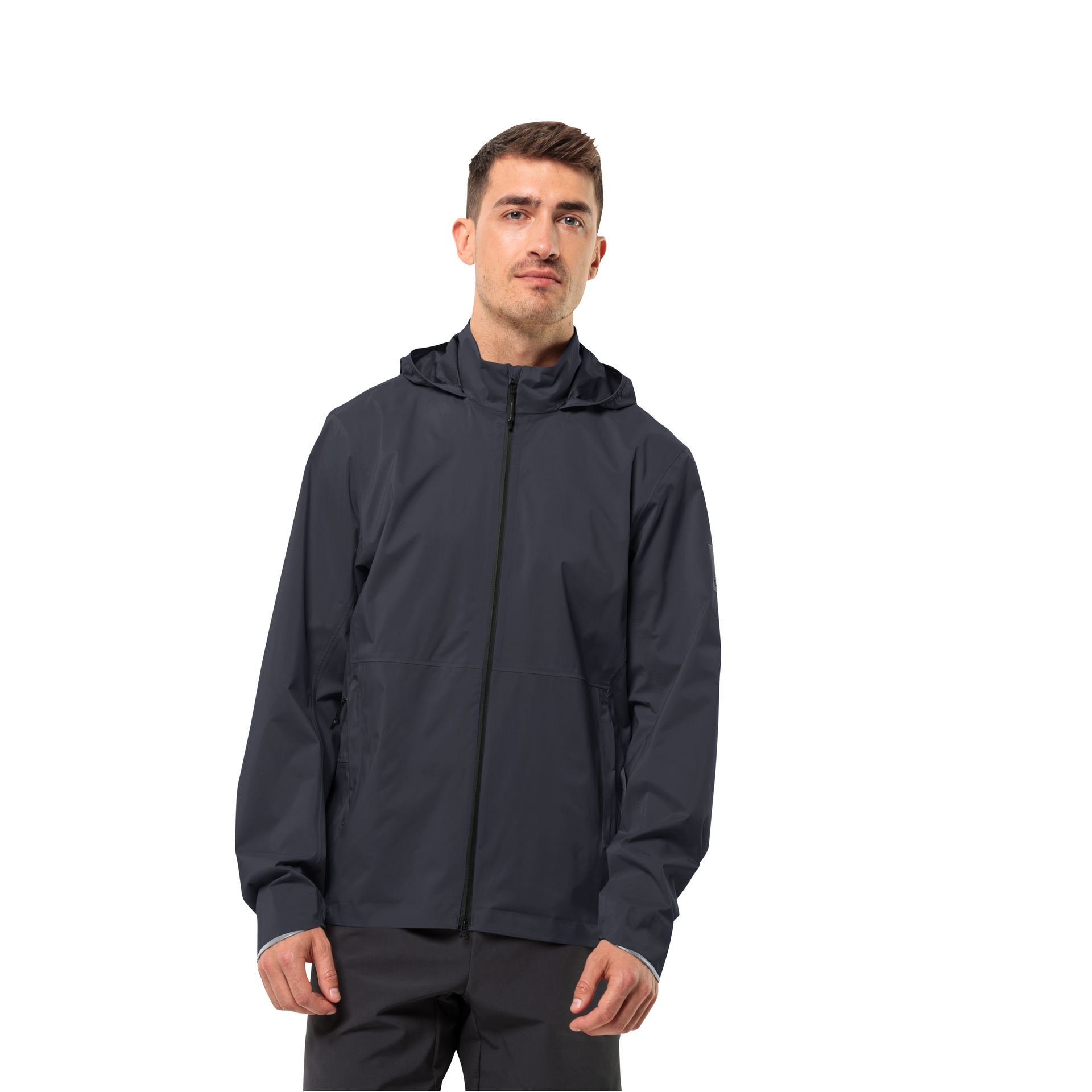 Męska kurtka rowerowa Jack Wolfskin BIKE COMMUTE 2.5L JKT M dark navy - M