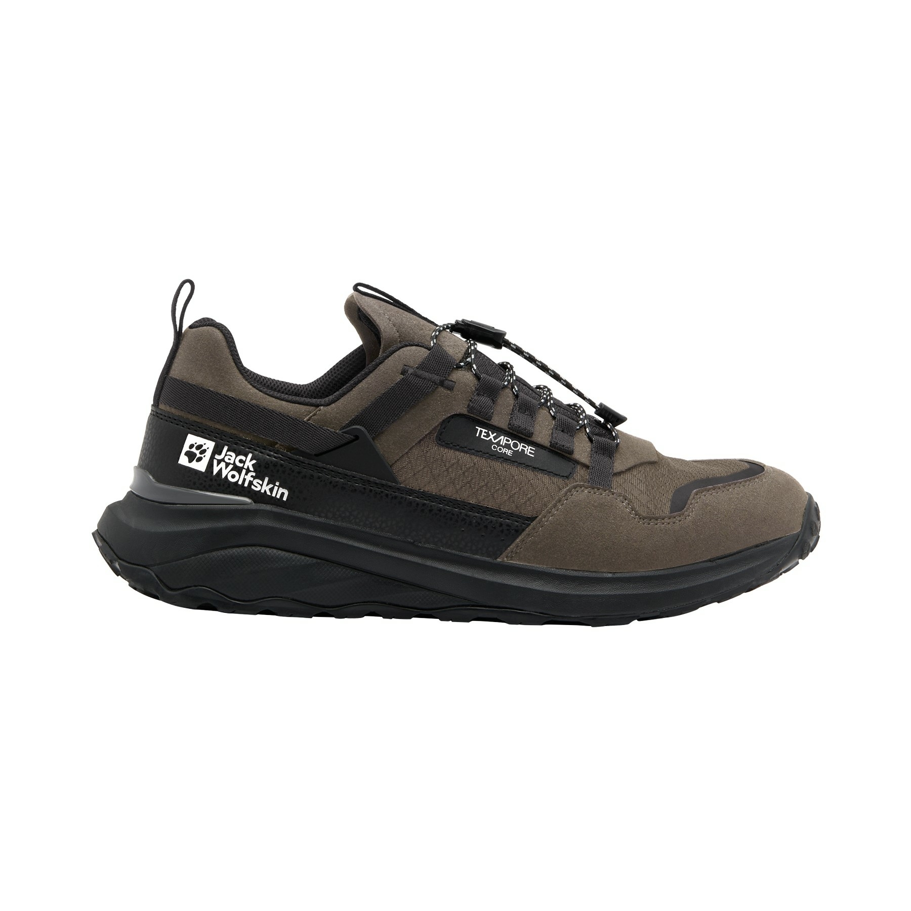 Męskie buty outdoorowe Jack Wolfskin DROMOVENTURE ATHLETIC TEXAPORE LOW M cold coffee - 40
