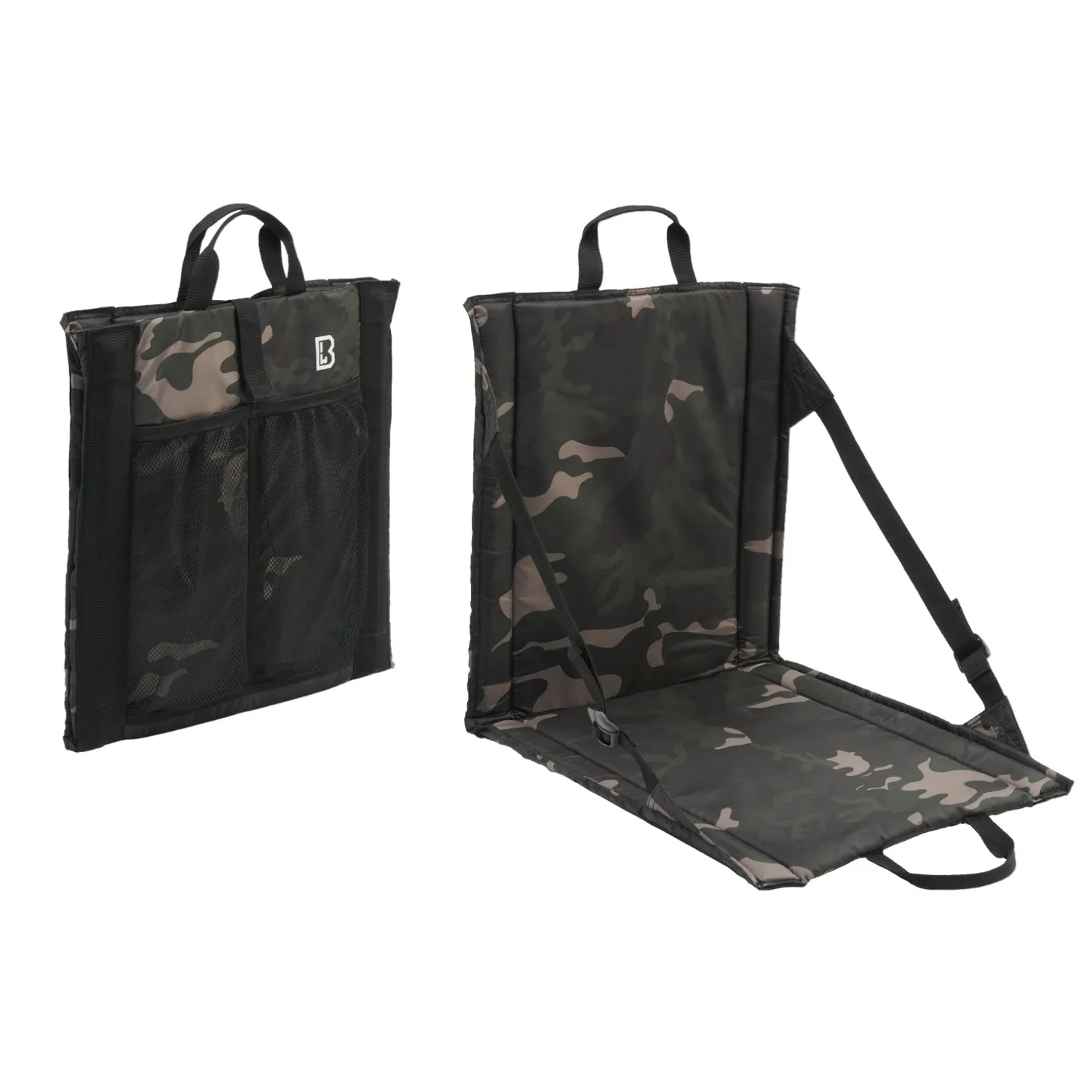 Siedzisko składane Brandit - Dark Camo
