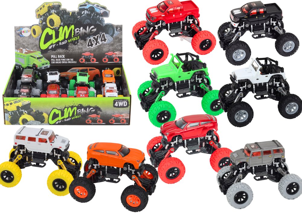 TERENOWE WSPINACZKOWE 4X4  NAPĘD AMORTYZATORY