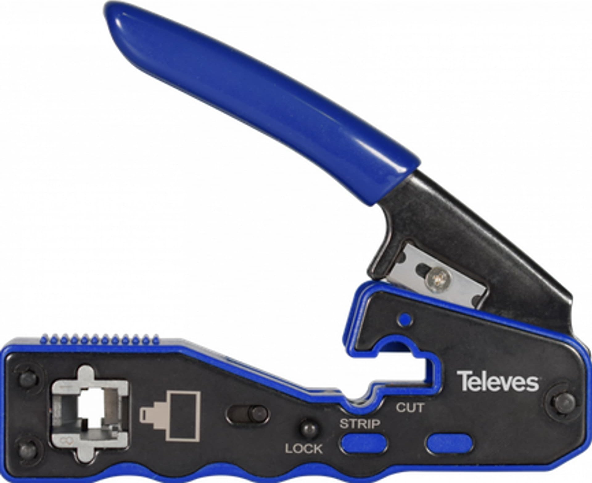 Televes Zaciskarka do złączy RJ45 z automatycznym cięciem Televes 209802