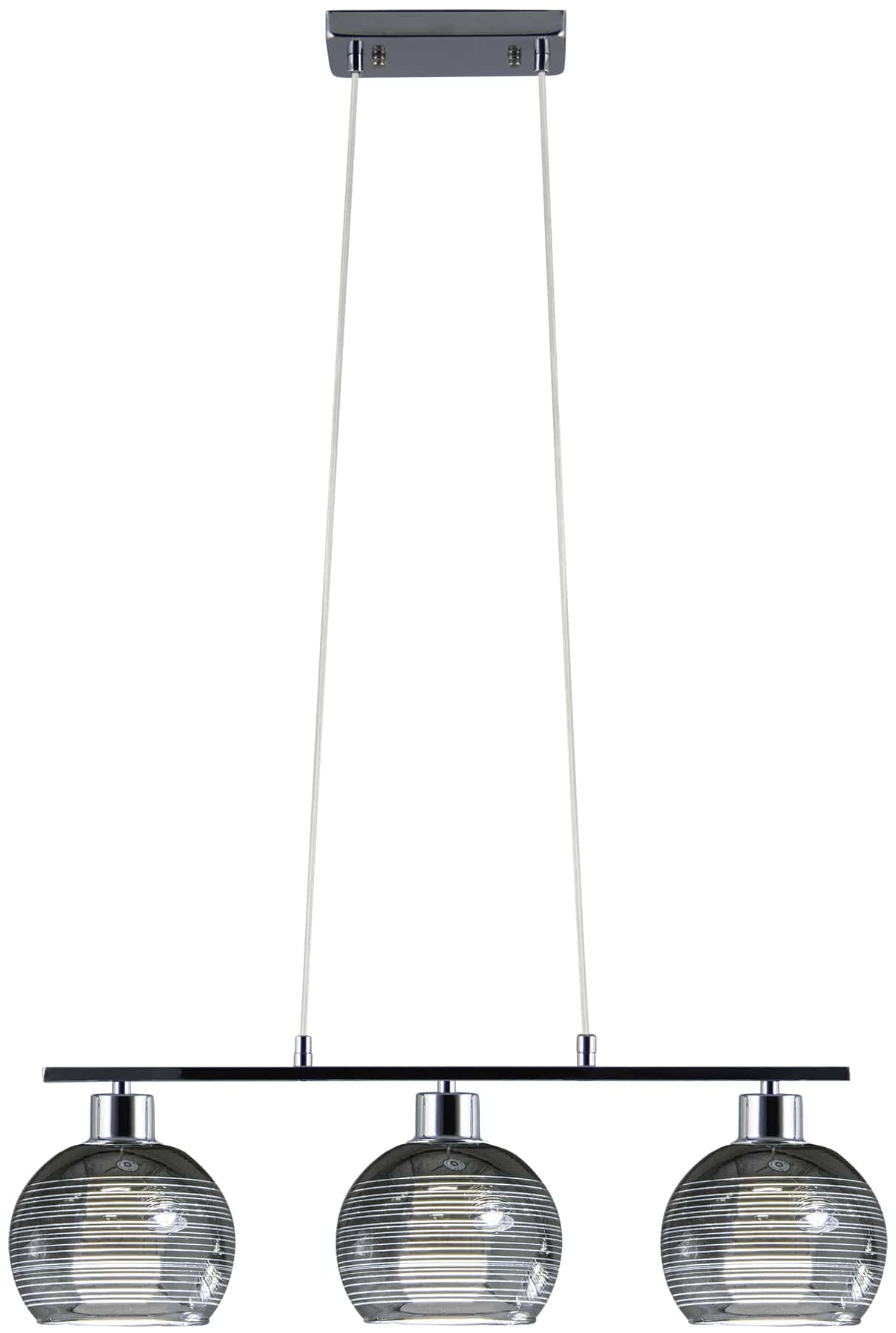 Liniowa lampa nad wyspę kuchenną 6791/3A 8C z serii LUKSOR 